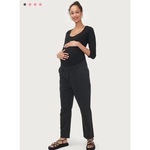 Hatch Maternity The Isla Pant in Washed Black, size Small
